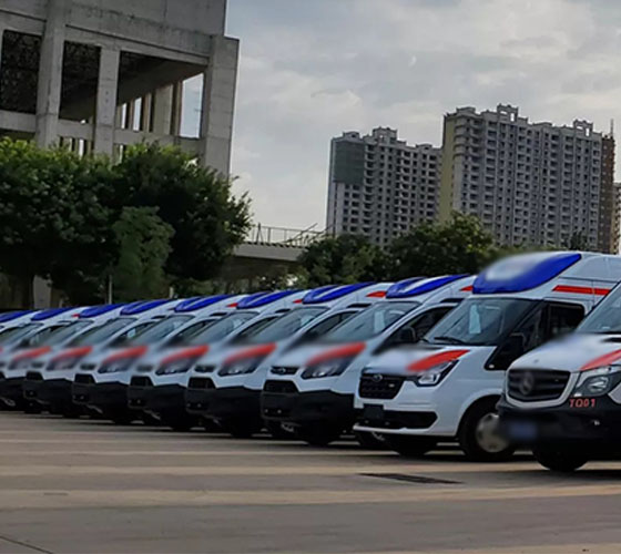 阿贝服务车队展示