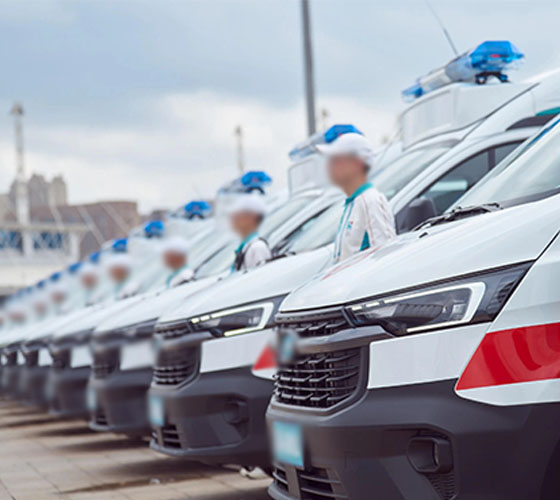 阿贝服务车队展示